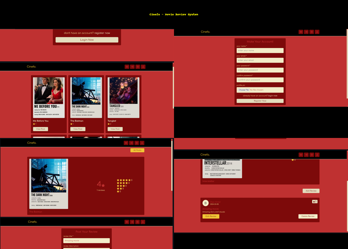 Ratings and Review System